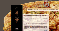 Desktop Screenshot of harvardhouseofpizza.com